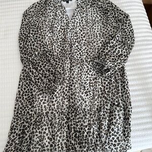 Express Leopard Print Women's Dress